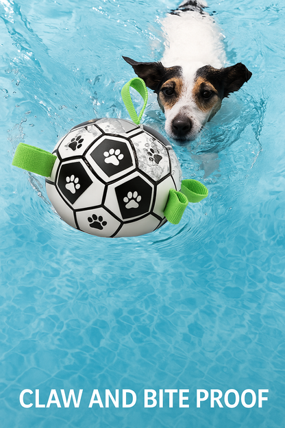 Dog Soccer Ball with Grab Tabs