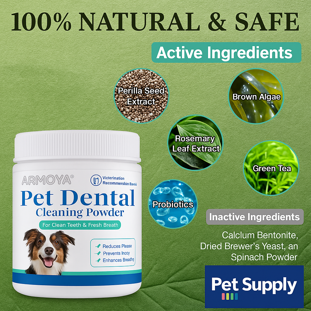 PetSupply® dog teeth cleaning powder