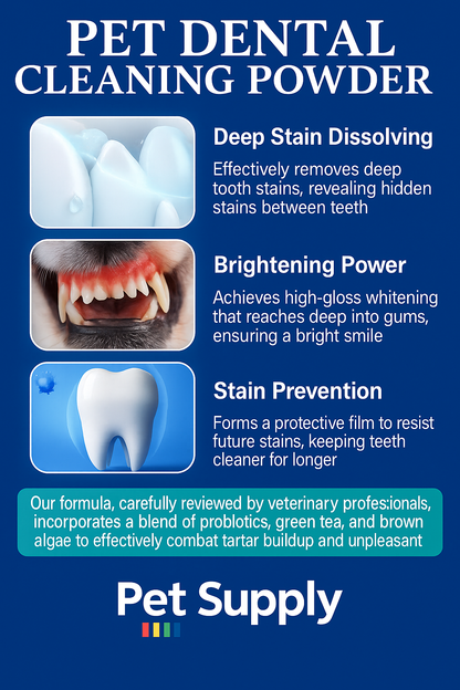 PetSupply® dog teeth cleaning powder