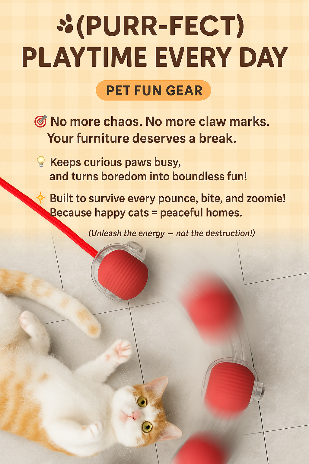 2PC Pet Interactive Ball Toys Automatic Rolling Ball